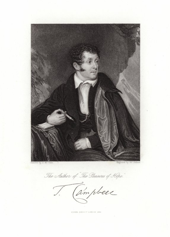 Thomas Campbell av Daniel Maclise