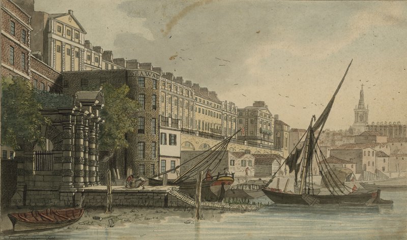 Water Gate, York Buildings, London av Daniel Turner
