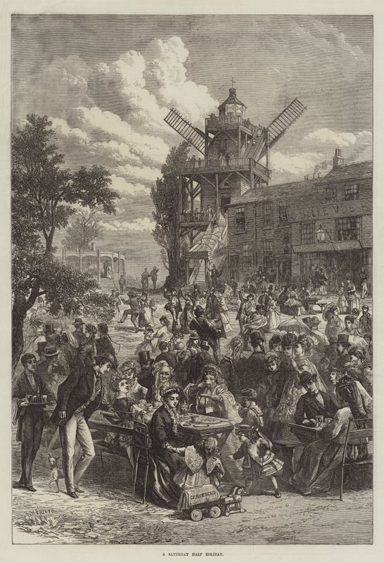 En lördag halvlov av David Henry Friston