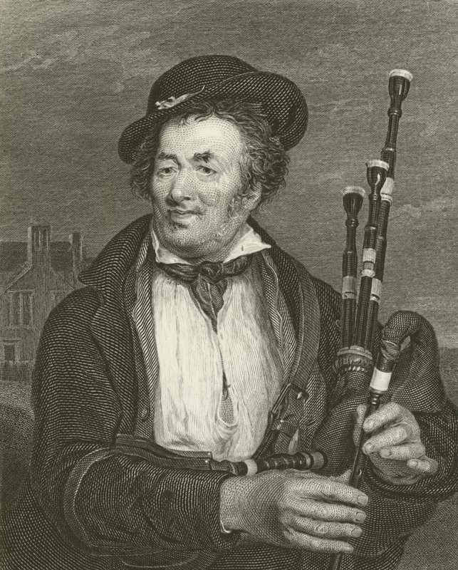 Bag Piper av David Wilkie
