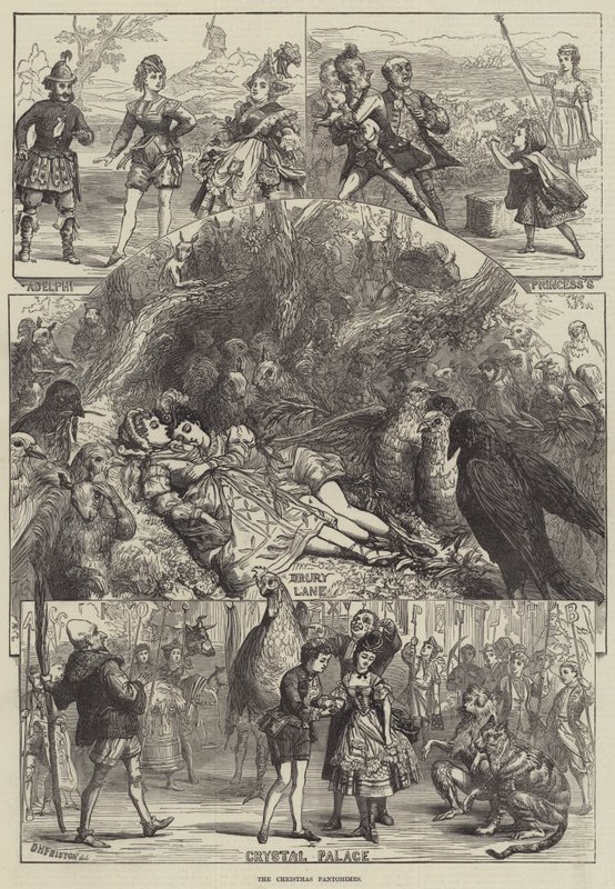 Julpantomimerna av David Henry Friston