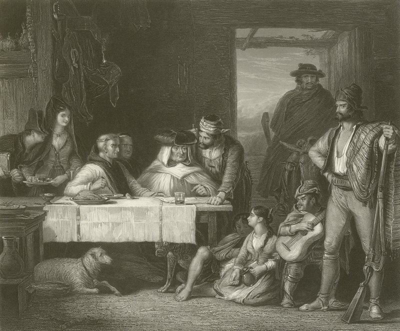 Ett gerillakrigsråd av David Wilkie