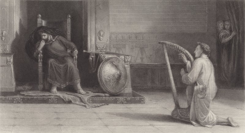 En psalm av David av David Wilkie