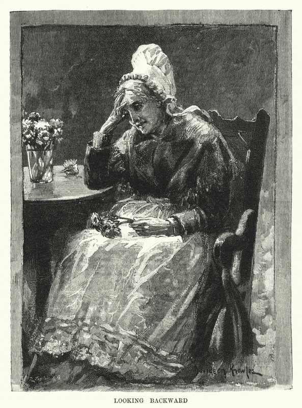Titta bakåt (gravyr) av Davidson Knowles