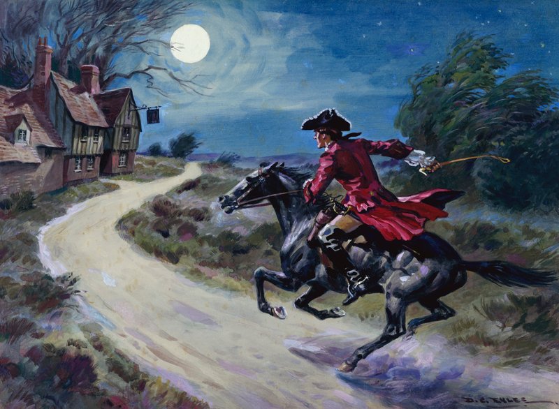 The Highwayman (gouache på papper) av Derek Charles Eyles