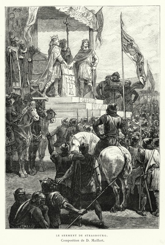 Strasbourg-eden (gravyr) av Diogene Ulysse Napoleon Maillart