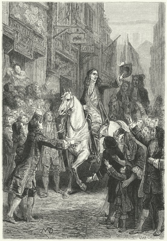 William III kommer in i London av Diogene Ulysse Napoleon Maillart