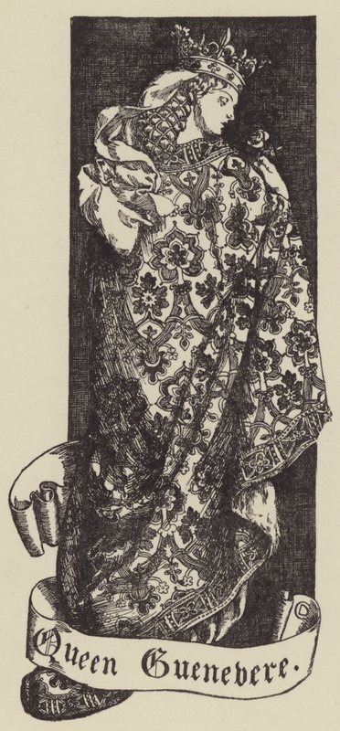 Queen Guenevere (medlemmar) av Dora Curtis
