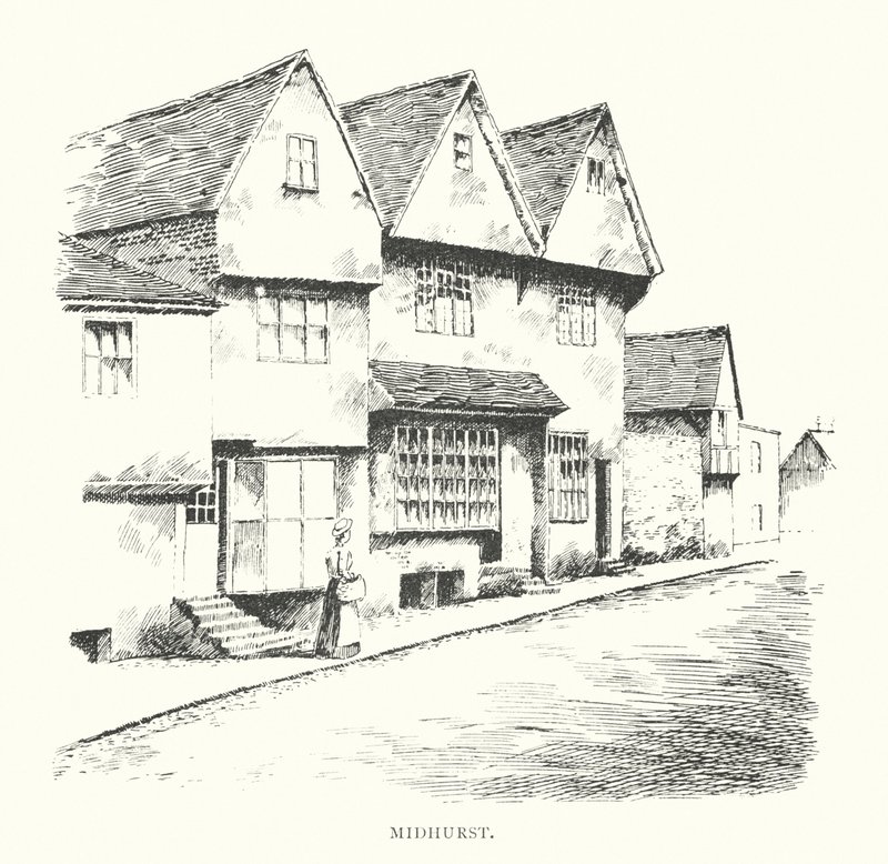 Midhurst (litografi) av Duncan Moul