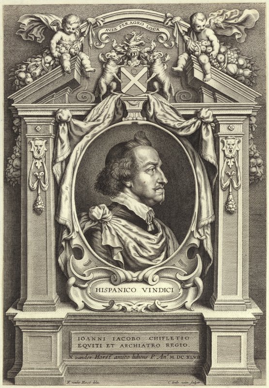 Porträtt av Jean-Jacques Chifflet av Dutch School