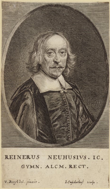 Porträtt av Reinerus Neuhusius av Dutch School