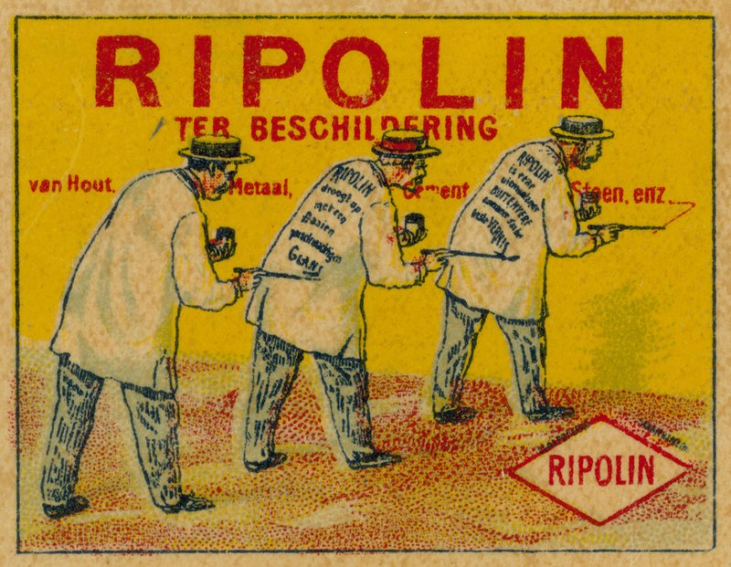 Ripolin för målning av Dutch School