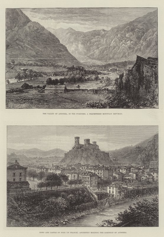 Skisser över Andorra av E. Jennings