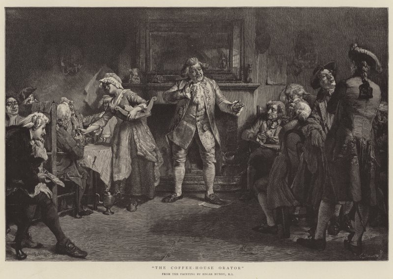 The Coffee House Orator av Edgar Bundy
