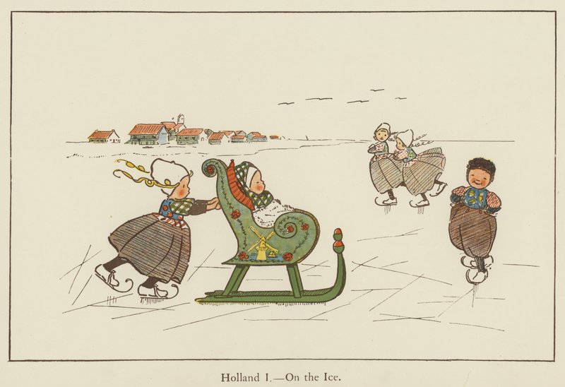 Holland, på isen av Edith Farmiloe