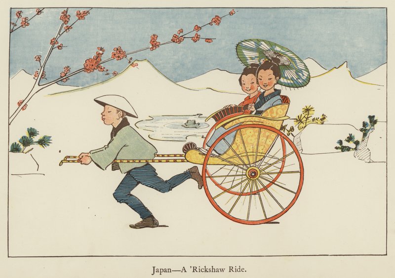 Japan, en rickshawtur av Edith Farmiloe