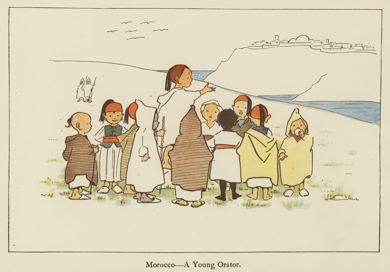 Marocko, en ung talare av Edith Farmiloe