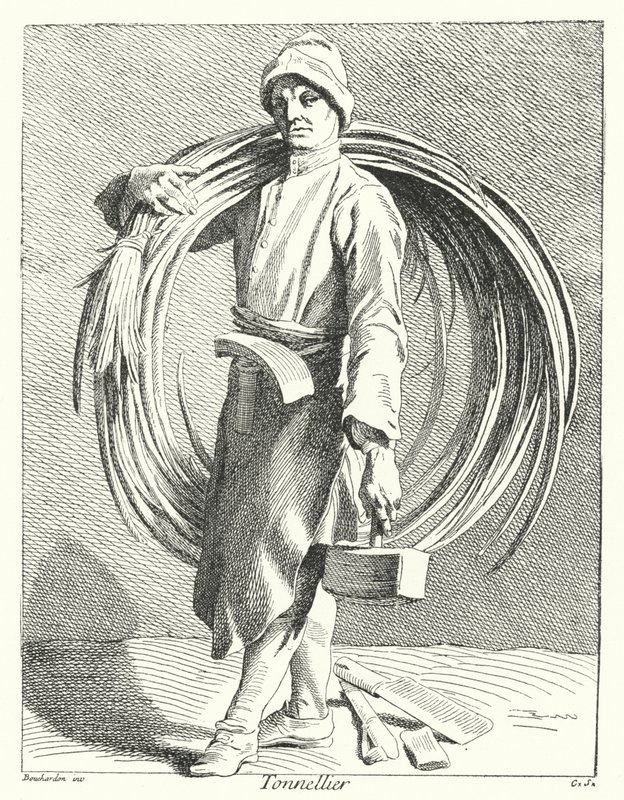 Cooper (gravyr) av Edmé (after) Bouchardon