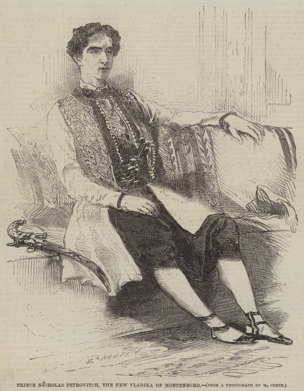 Prins Nicholas Petrovitch, Montenegros nya Vladika av Edmond Morin