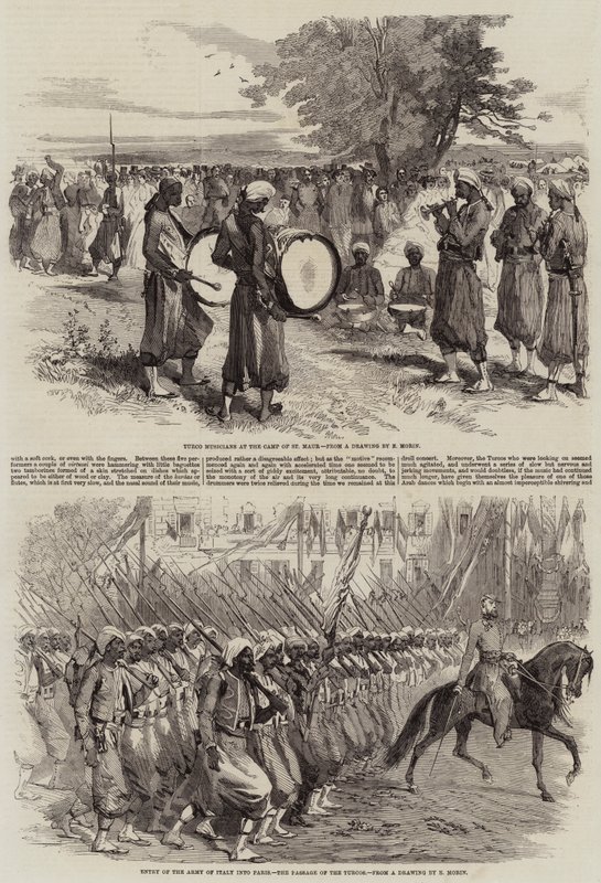 Parisfesterna, Turcos passage av Edmond Morin