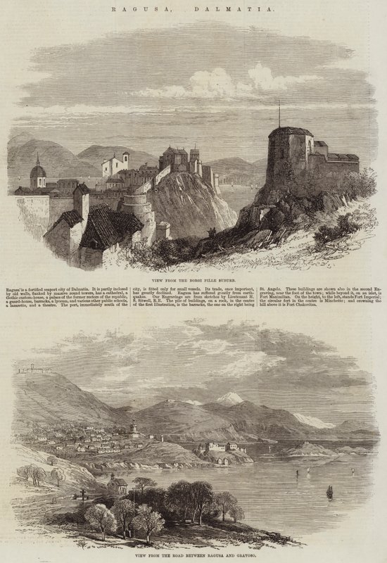 Ragusa, Dalmatien av Edmund Morison Wimperis