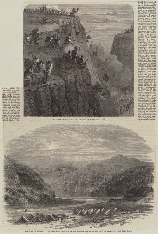 Kriget i Bhutan av Edmund Morison Wimperis