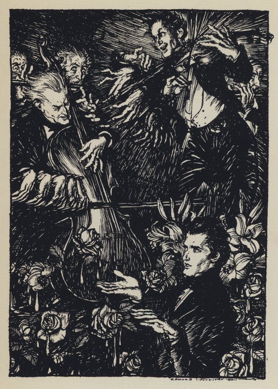 Illustration för Tennysons Maud av Edmund Joseph after Sullivan