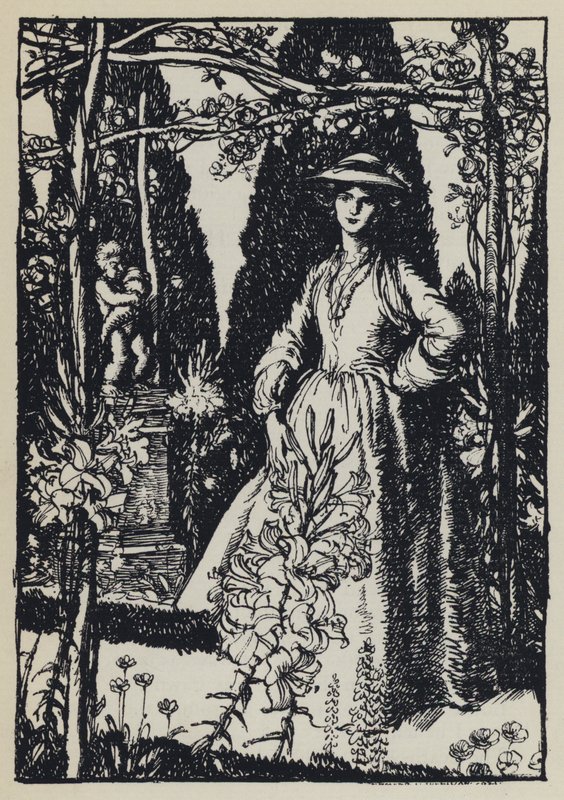 Illustration för Tennysons Maud av Edmund Joseph after Sullivan