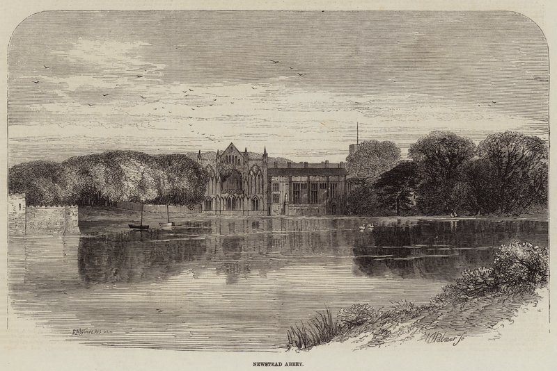 Newstead Abbey av Edmund Morison Wimperis