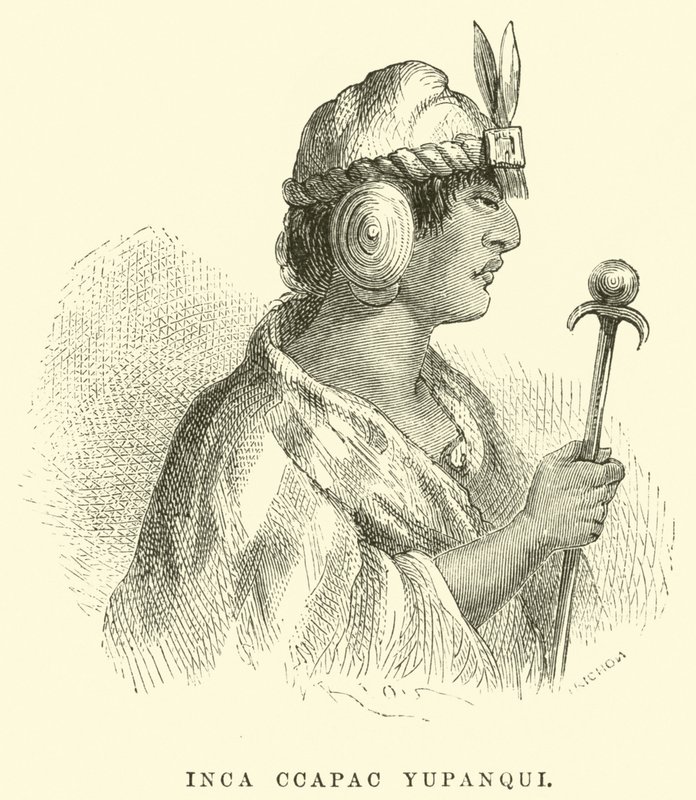 Inca Ccapac Yupanqui av Edouard Riou