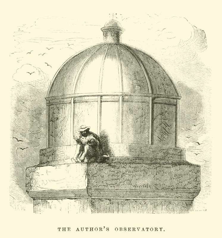 Författarens observatorium av Edouard Riou