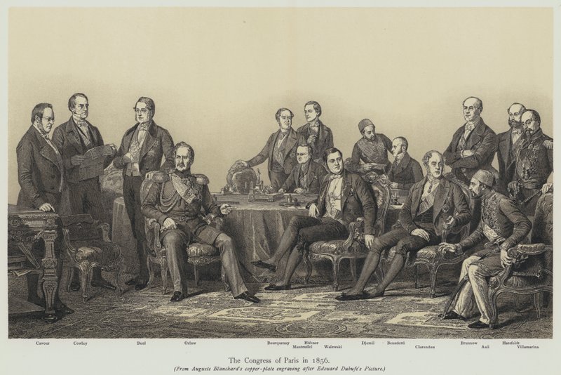Pariskongressen av Edouard Louis Dubufe