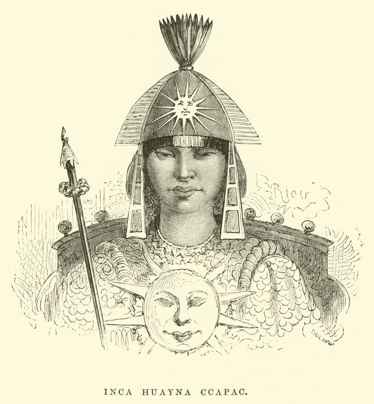 Inca Huayna Capac av Edouard Riou