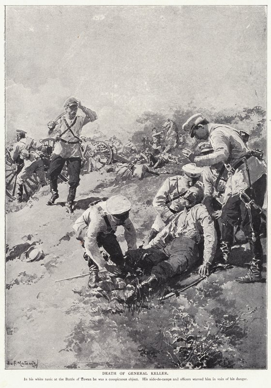 General Kellers död av Edouardo Matania