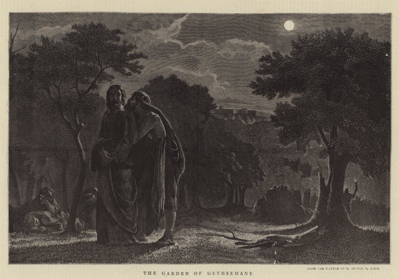 Getsemane trädgård av Edward A. Armitage