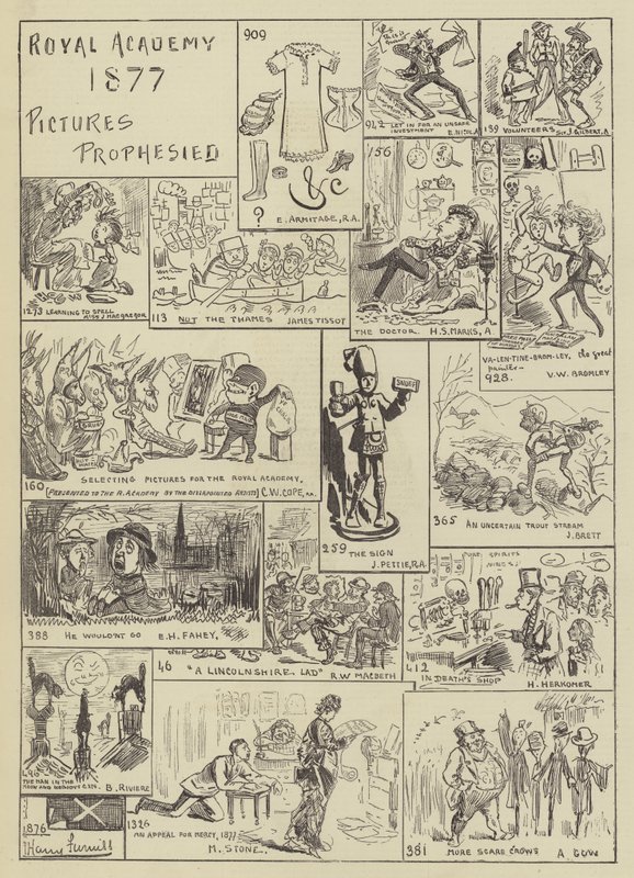 Royal Academy 1877, Bilder profeterade av Edward A. Armitage