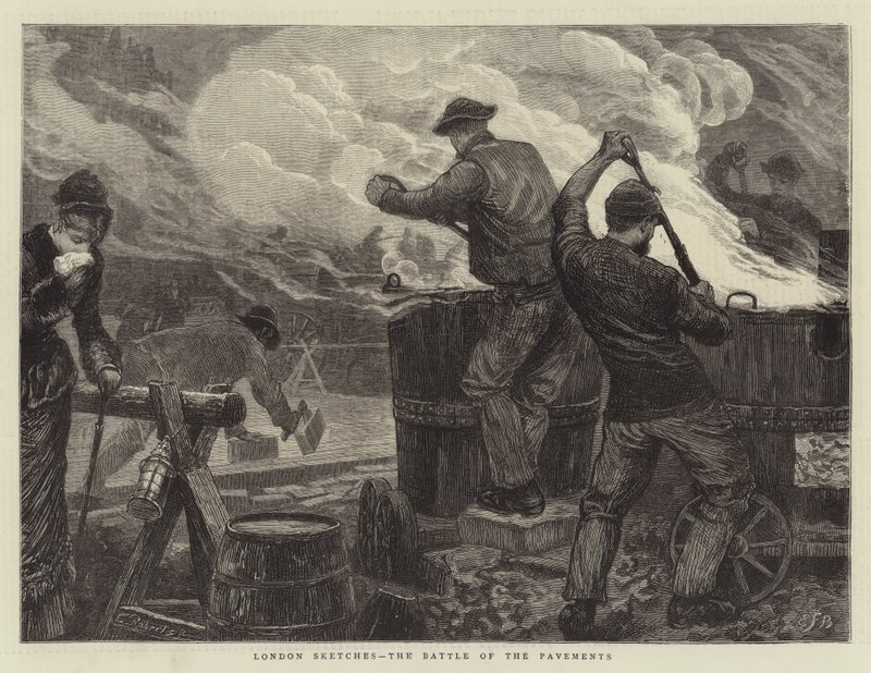 London Sketches, Battle of the Pavements av Edward Frederick Brewtnall