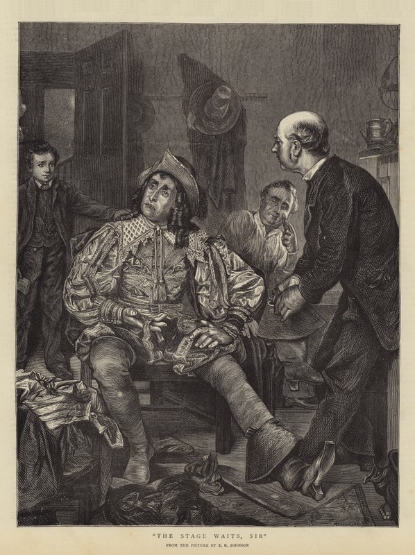 Scenen väntar, sir av Edward Killingworth Johnson
