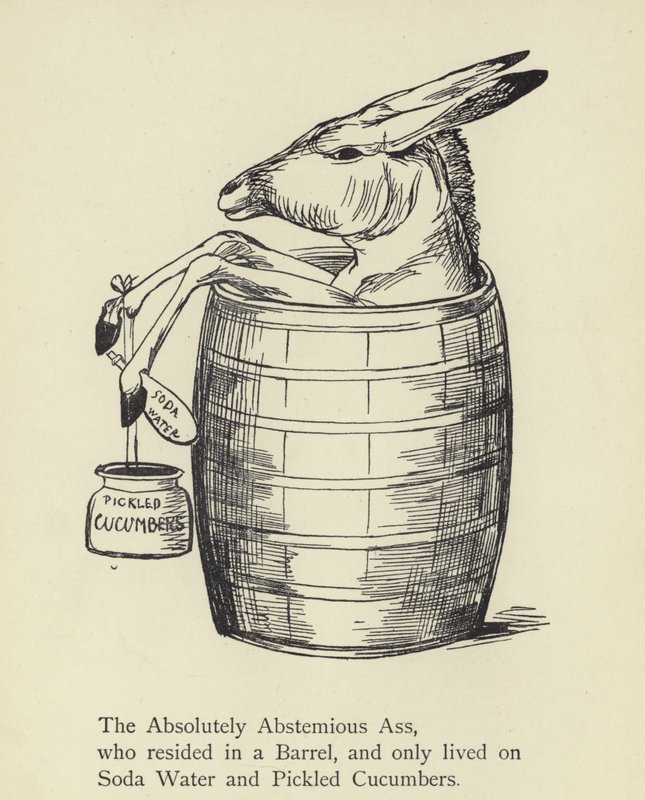 Den absolut abstemous Ass av Edward Lear