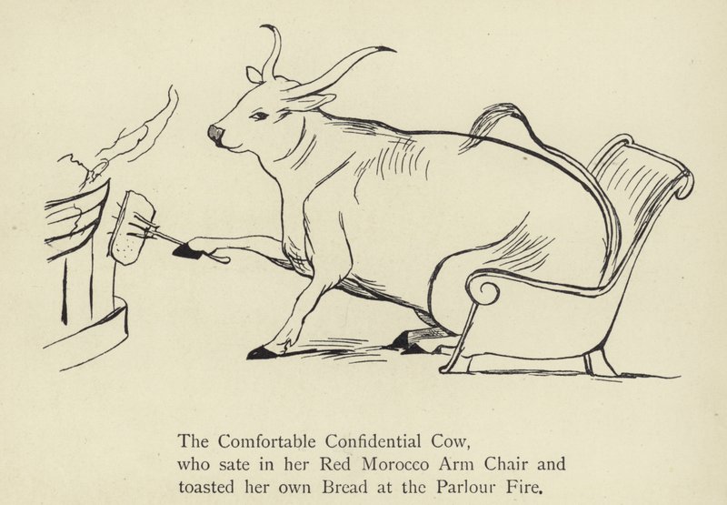 Den bekväma konfidentiella kon av Edward Lear