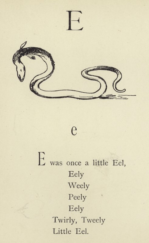 Bokstaven E av Edward Lear