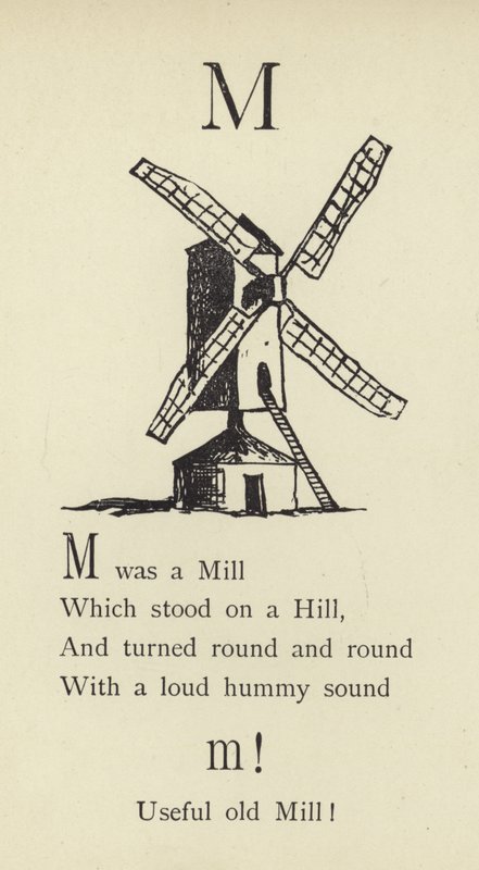 Bokstaven M av Edward Lear