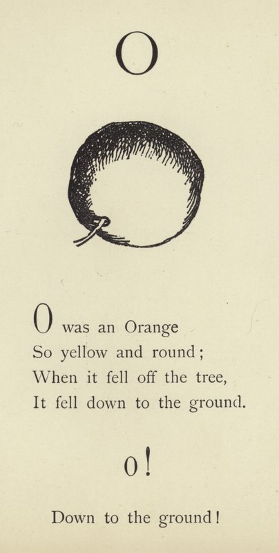 Bokstaven O av Edward Lear