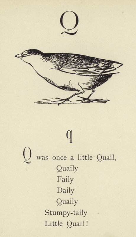Bokstaven Q av Edward Lear