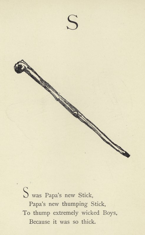 Bokstaven S av Edward Lear