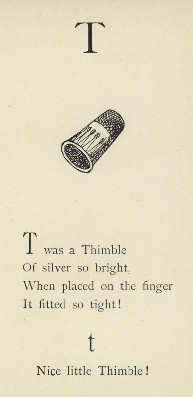 Bokstaven T av Edward Lear