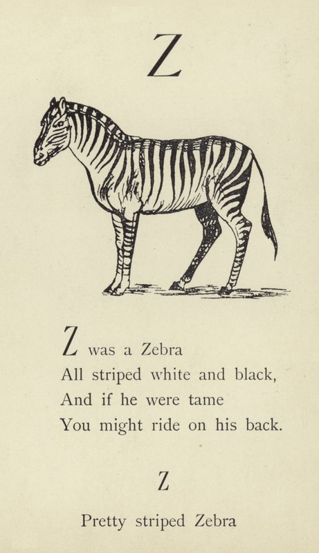 Bokstaven Z av Edward Lear