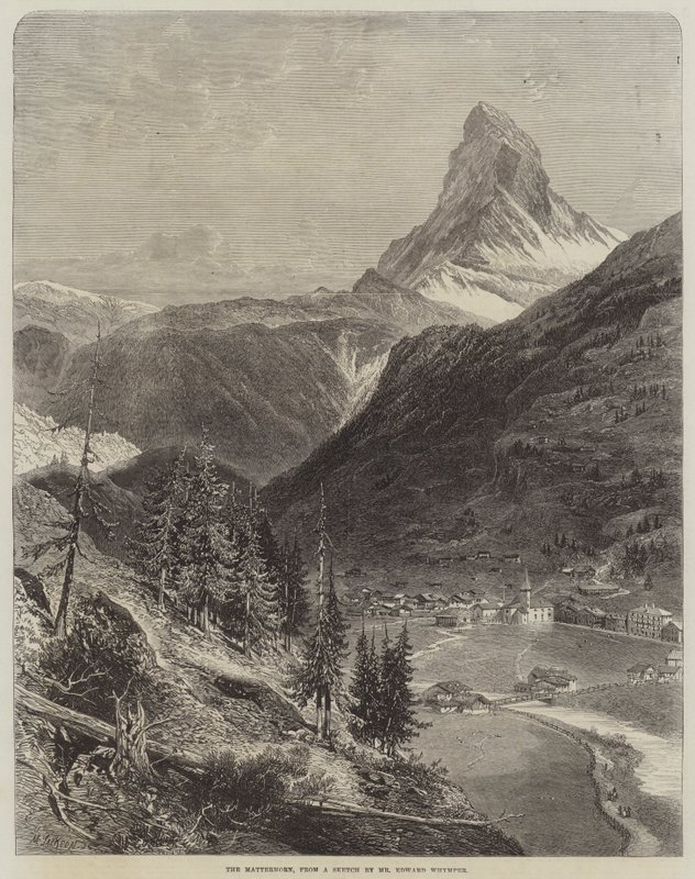 Matterhorn av Edward Whymper