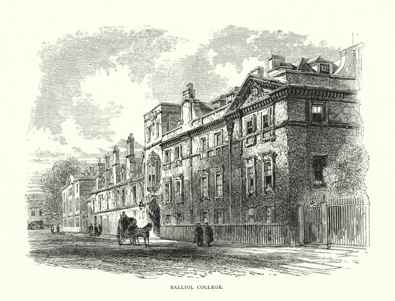 Balliol College (gravyr) av Edward (after) Whymper