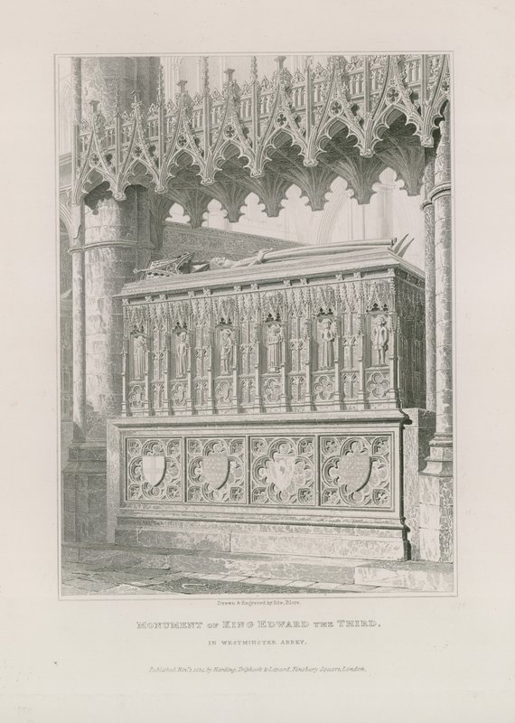 Monument över kung Edward den tredje av Edward Blore